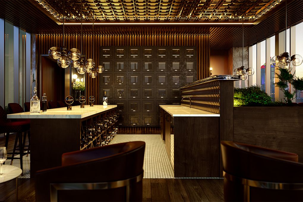 Homeowners will have personalized concierge service for their Graystone wine locker.