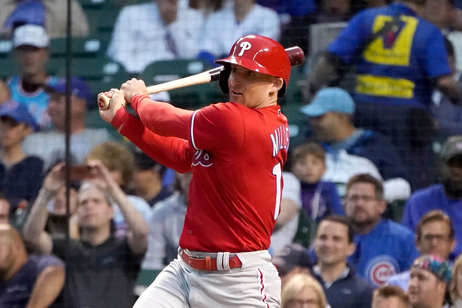 Brad Miller hits three home runs as Phillies skunk Cubs