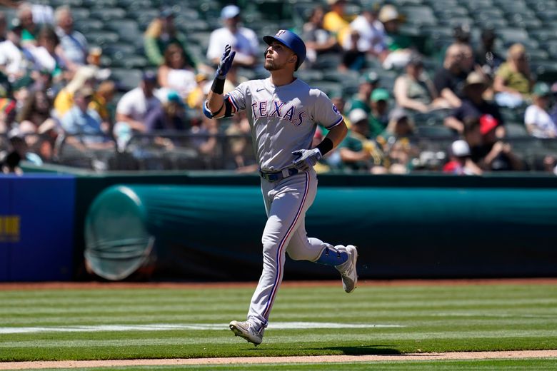 Gallo homers in 5th straight game, Rangers blast A's 8-3 - The San