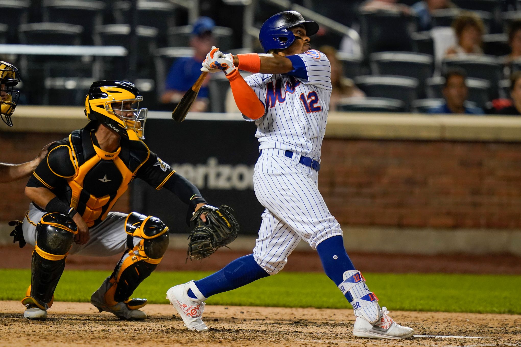 Shortstop Francisco Lindor of the New York Mets in action against