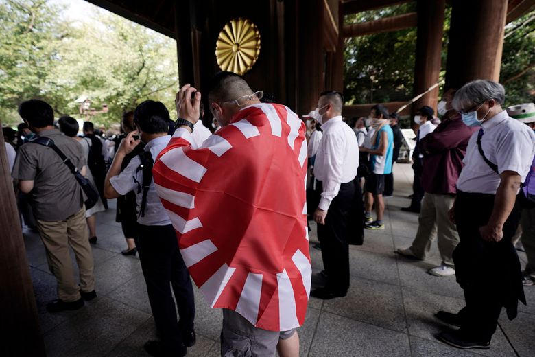 Japan's rising sun flag