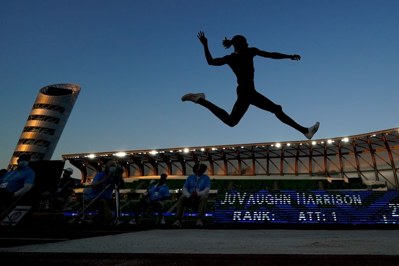 JuVaughn Harrison Makes a Run, and Two Jumps, at Olympic History