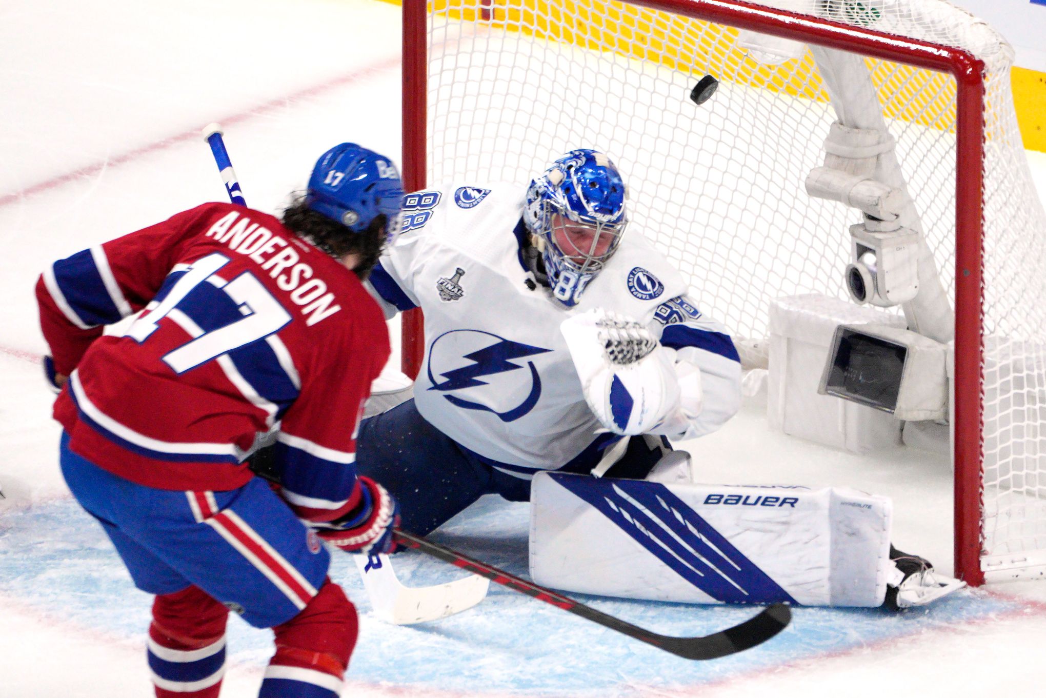 Canadiens beat Lightning 3-2 in OT, avoid Stanley Cup sweep