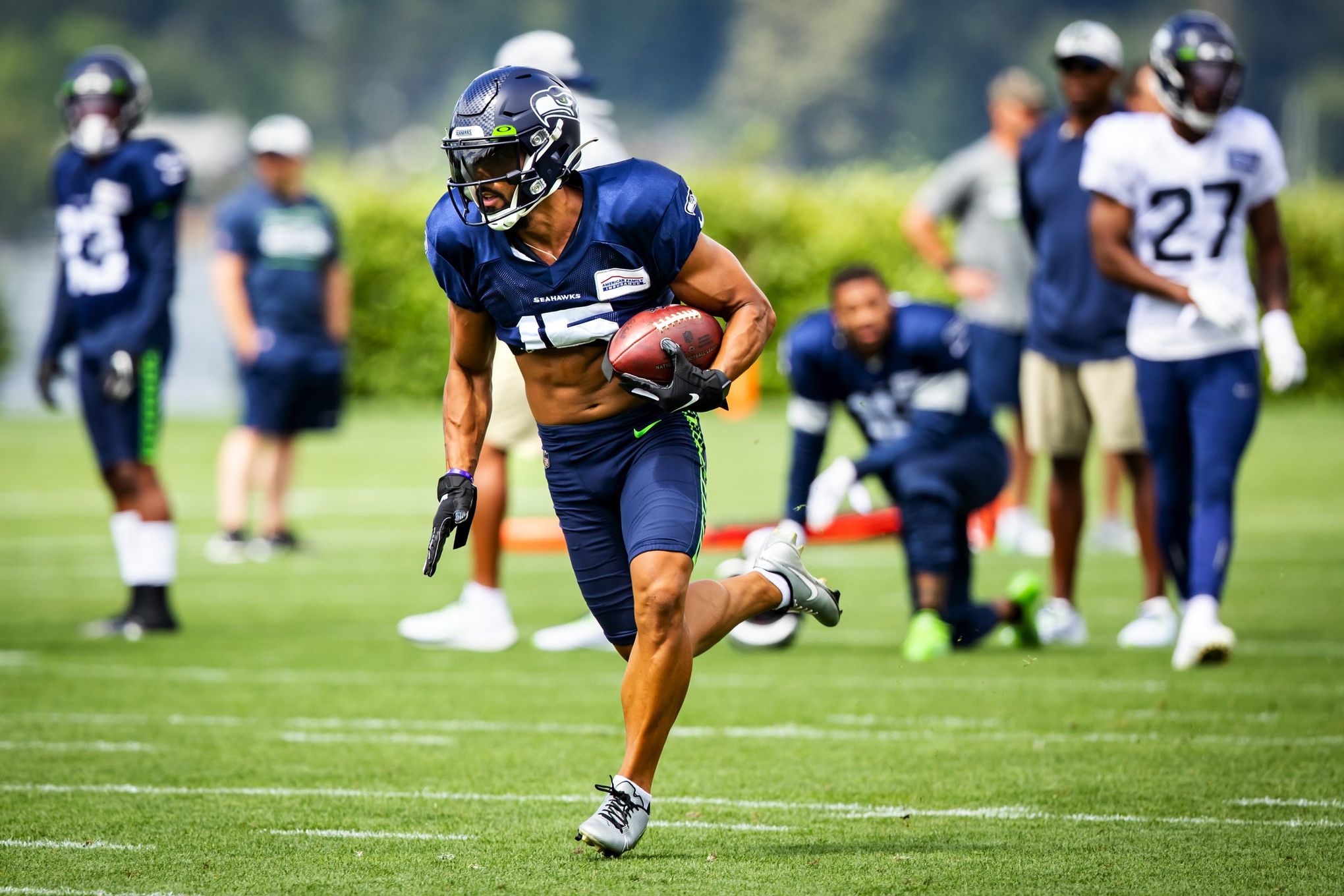 Freddie Swain Interview  Seahawks Saturday Night 