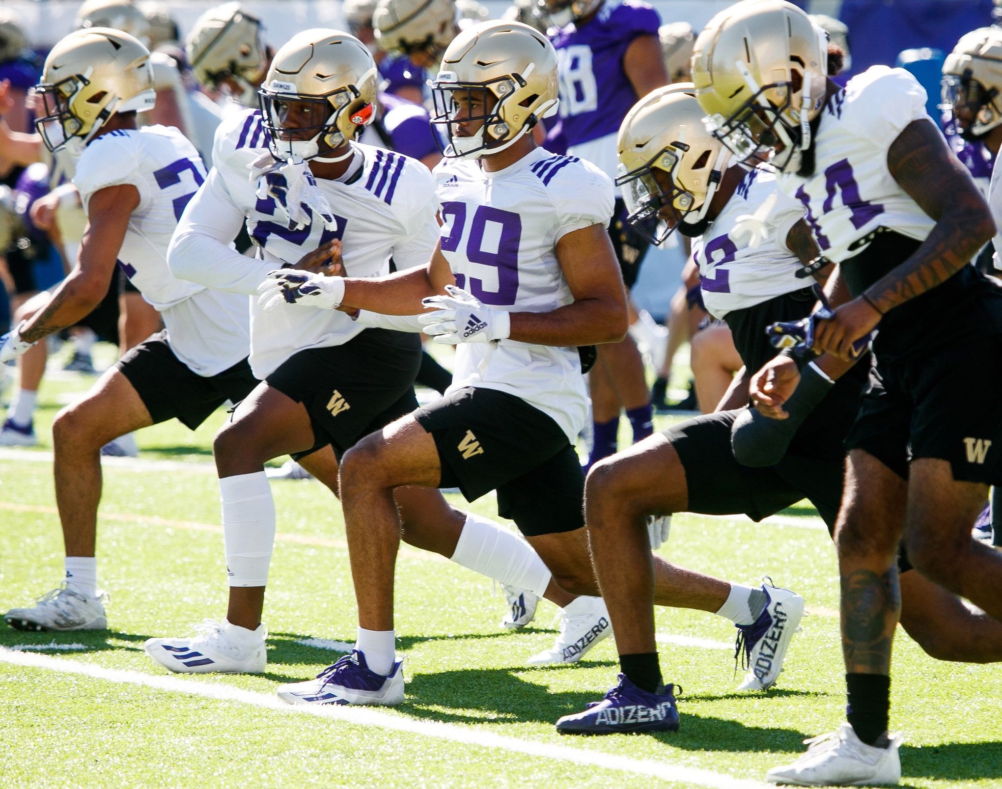 University of Washington Huskies Practice on Wednesday Aug. 10