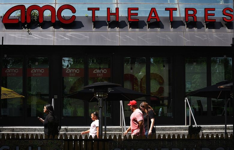 The AMC Georgetown in Washington, D.C., is open for moviegoers, June 20, 2021.