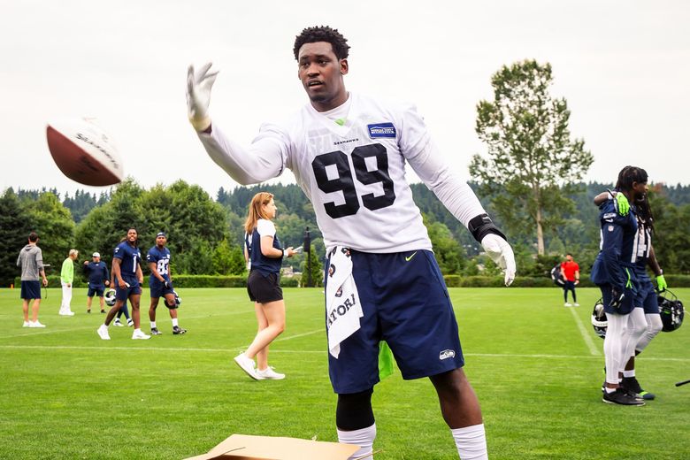 Aldon Smith on field now for Seahawks, but uncertainty awaits