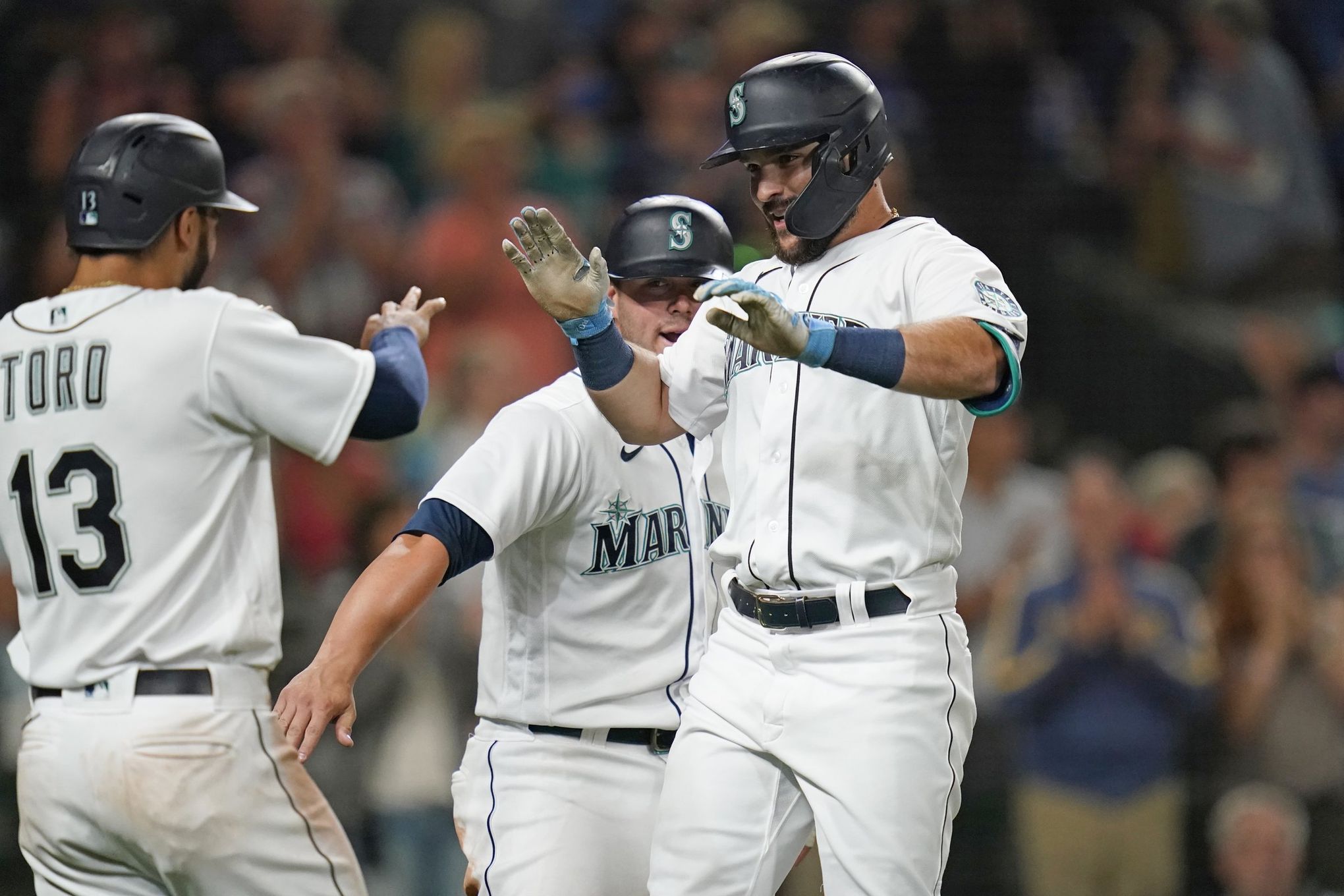 Jarred Kelenic homers twice at Cheney Stadium in Rainiers' return