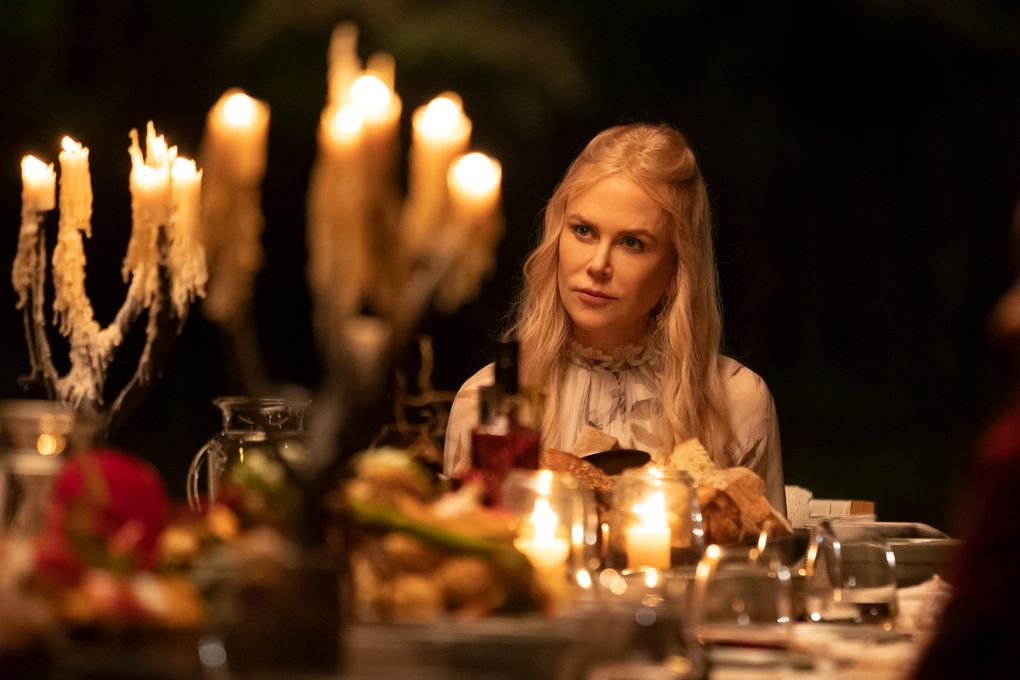 Nicole Kidman in “Nine Perfect Strangers.” (Vince Valitutti / Hulu)