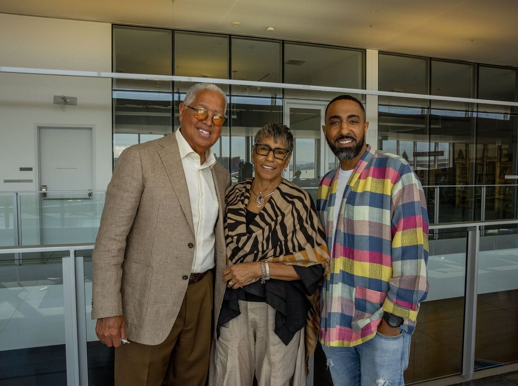 Los Angeles-based collectors Bernard and Shirley Kinsey, and their son, chief curator Khalil Kinsey, revealed The Kinsey African American Art & History Collection on July 29 at Tacoma Art Museum. On view through Nov. 28, the Tacoma exhibit displays 150 of the Kinseys’ 700-piece collection. The collection includes works from artists like Romare Bearden and Augusta Savage, letters from author Zora Neale Hurston, a painting from Jacob Lawrence’s “The Builders” collection and more. (Sylvia Jarrus / The Seattle Times)