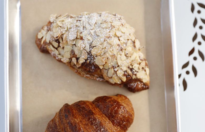 Pastry croissant and almond croissant 
The Flora Bakehouse’s pastry selection, featuring pastry and almond croissants, among many other options, is known for its inclusive-for-most-diets possibilities.