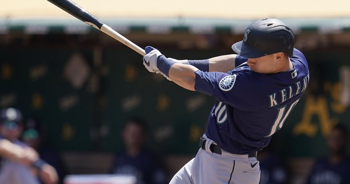 Photos Mariners sweep Athletics in two game series The Seattle Times