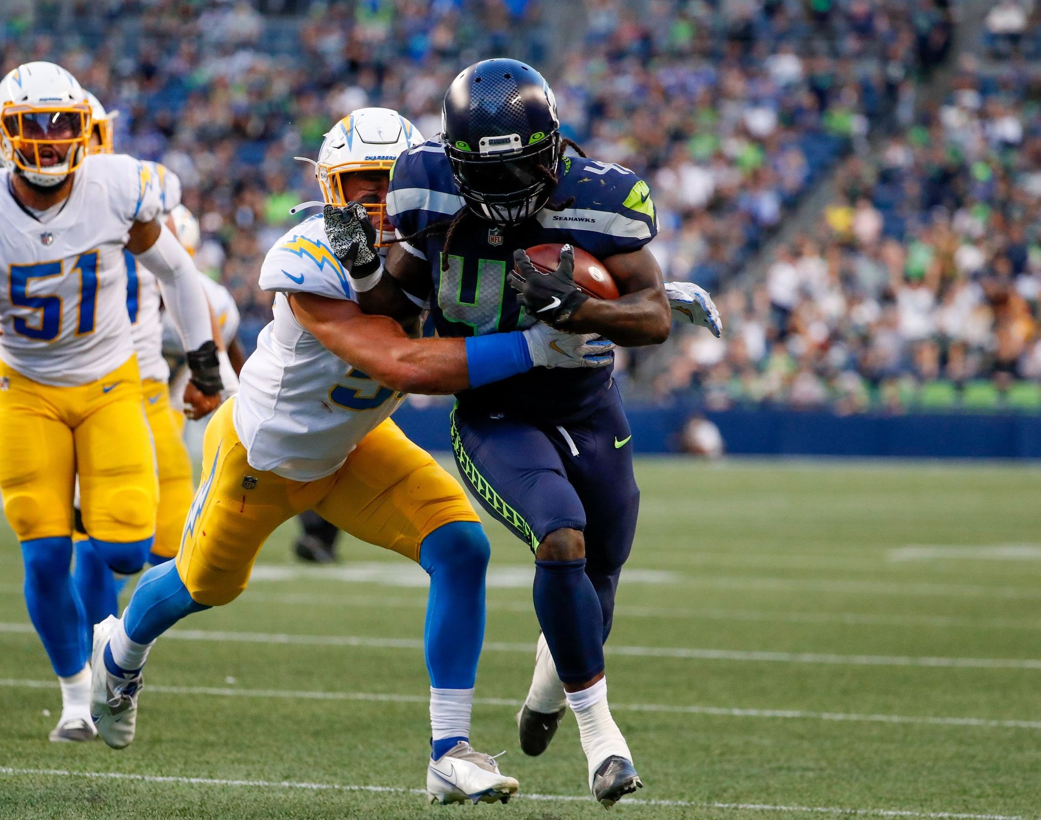 Seahawks, Chargers to meet looking for another key win