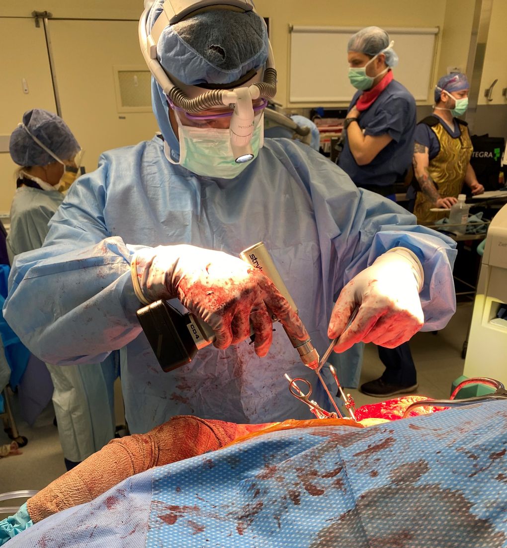 Former UW football player Greg Walker Jr. works as a resident doctor in orthopedic surgery for UW Medicine. Walker completed his five-year residency on June 20. (photo courtesy Greg Walker Jr.) (photo courtesy Greg Walker Jr. / )