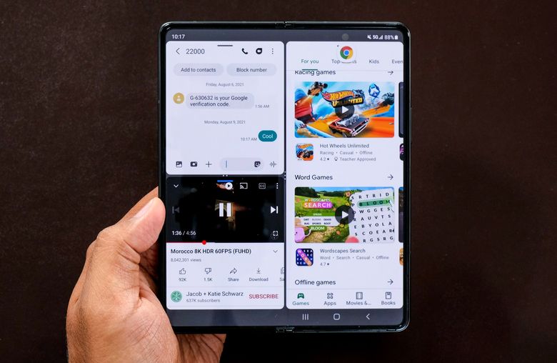 There's a problem with Samsung's folding phones, and it's ugly