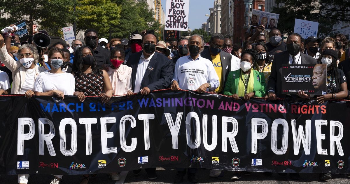 Marchers across US call on Congress to bolster voting rights | The ...