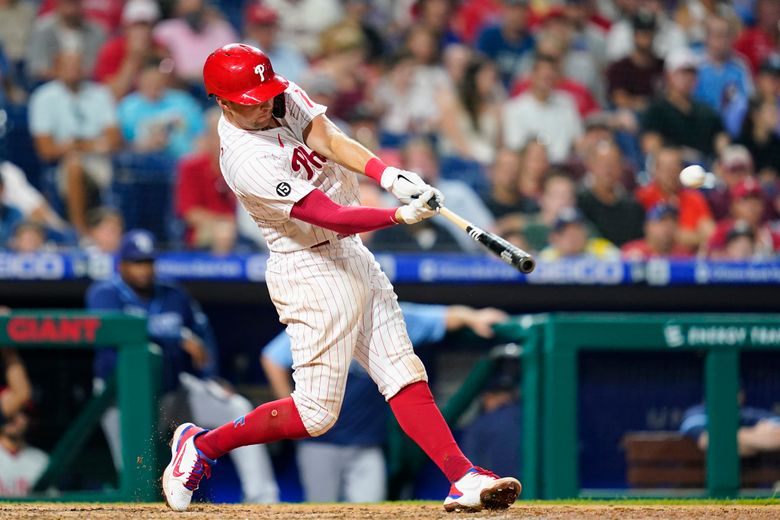 Phillies' Rhys Hoskins out for season with abdominal tear – The