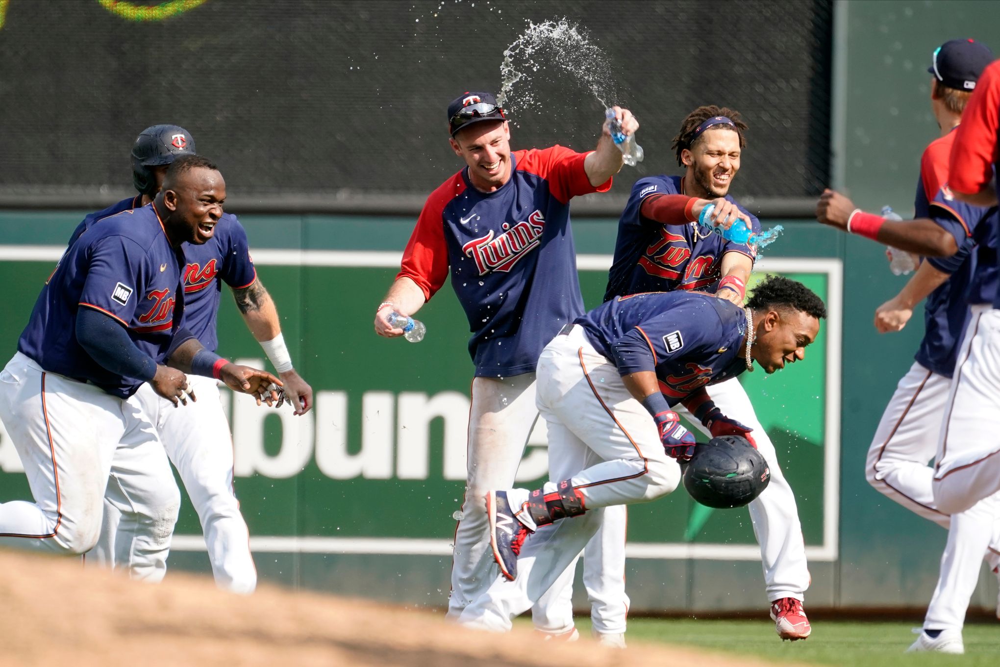 Lewis has 4 RBIs in season debut, Jeffers homers in 10th to give Twins 7-5  win over Astros