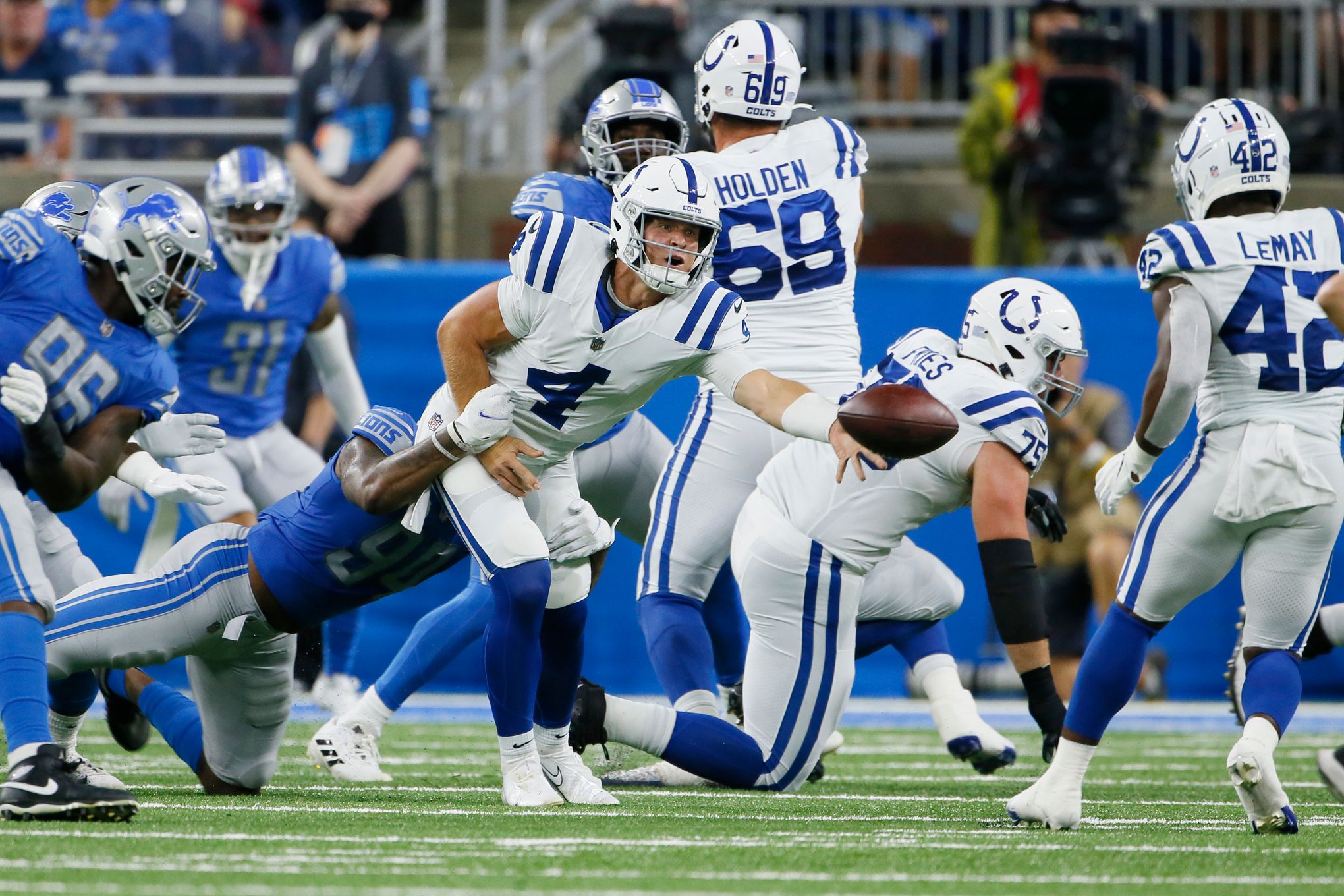 Detroit Lions lose preseason finale to the Indianapolis Colts, 27