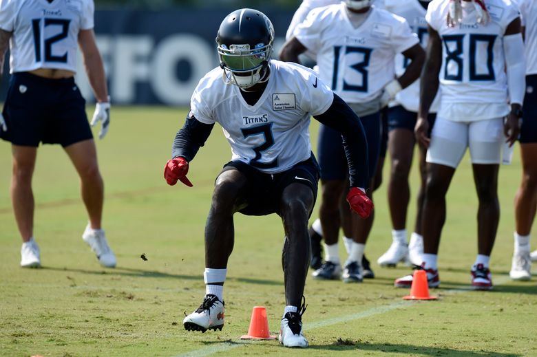 Julio Jones practices with Tennessee Titans for the first time