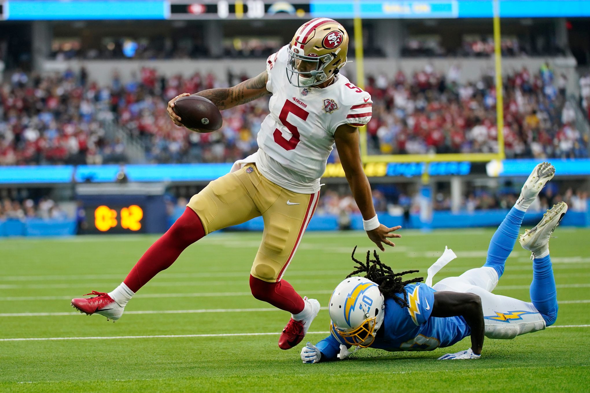 Joe Staley explains why 49ers have had success vs. Rams, projects