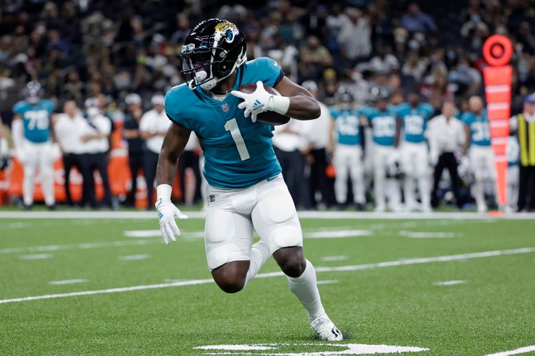 Jags RB Travis Etienne out for season following foot injury - Seattle Sports