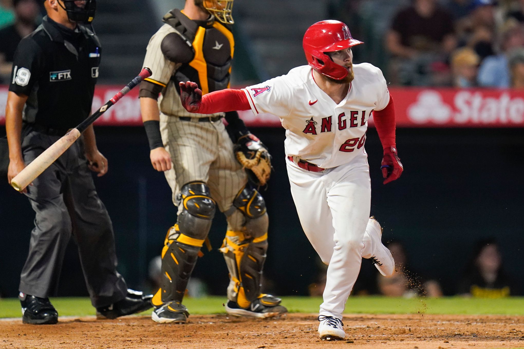 Upton, Ohtani hit milestones in Angels' 10-2 rout of Padres