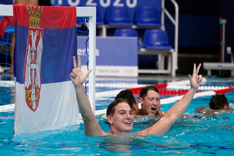 Filipovic, Serbia top Greece 13-10 for men's water polo gold