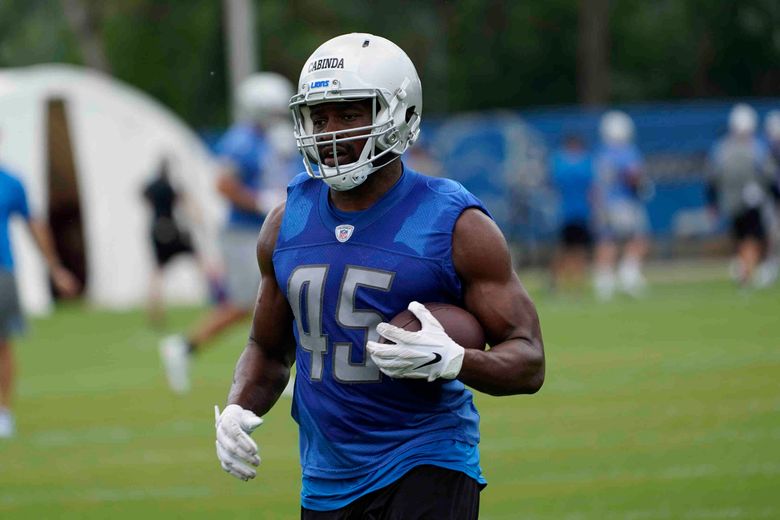 Lions' Cabinda getting comfortable back in the backfield | The Seattle Times