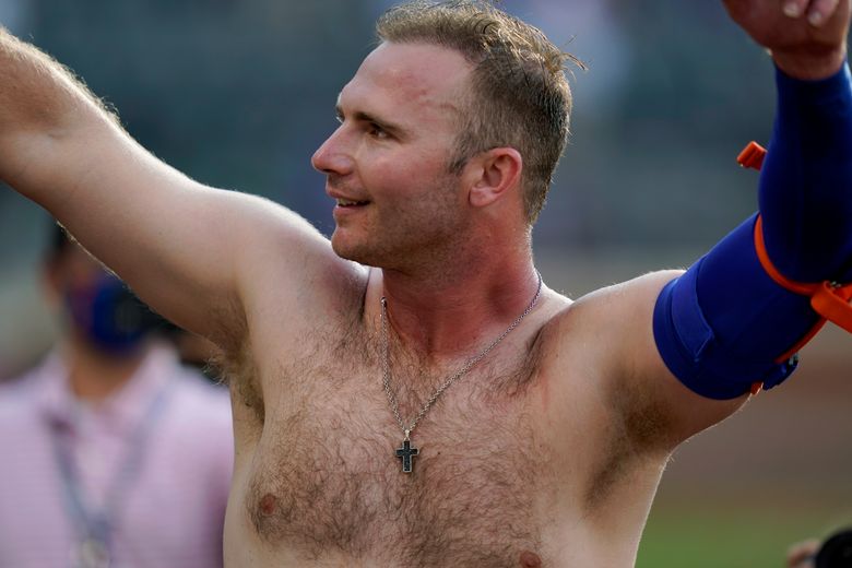 Pete Alonso Shaves Mustache Midway Through Mets Game