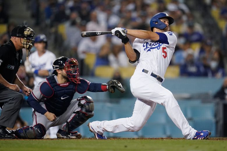 Seager, Dodgers beat Braves 3-2; Albies' foul injures knee
