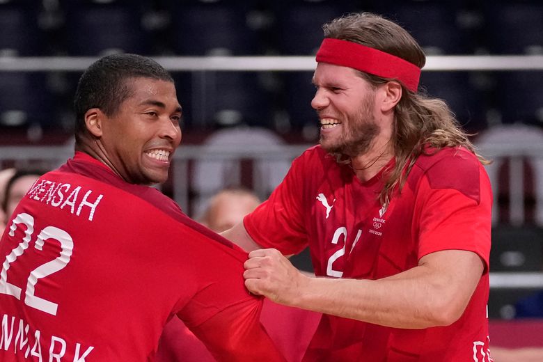 Hansen's dozen sends Denmark Olympic handball final | The Seattle Times