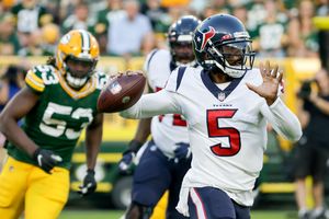 Love posts 110 QB rating in preseason debut, though Texans beat Packers 26-7