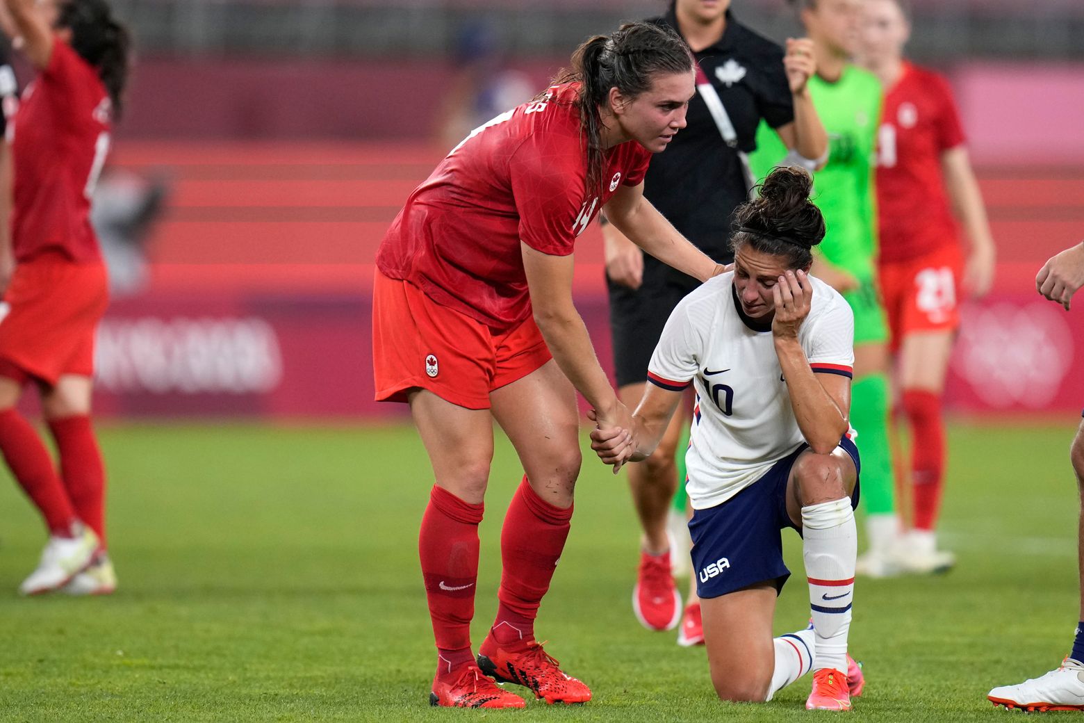 Canada upsets US with 10 win in women’s soccer The Seattle Times