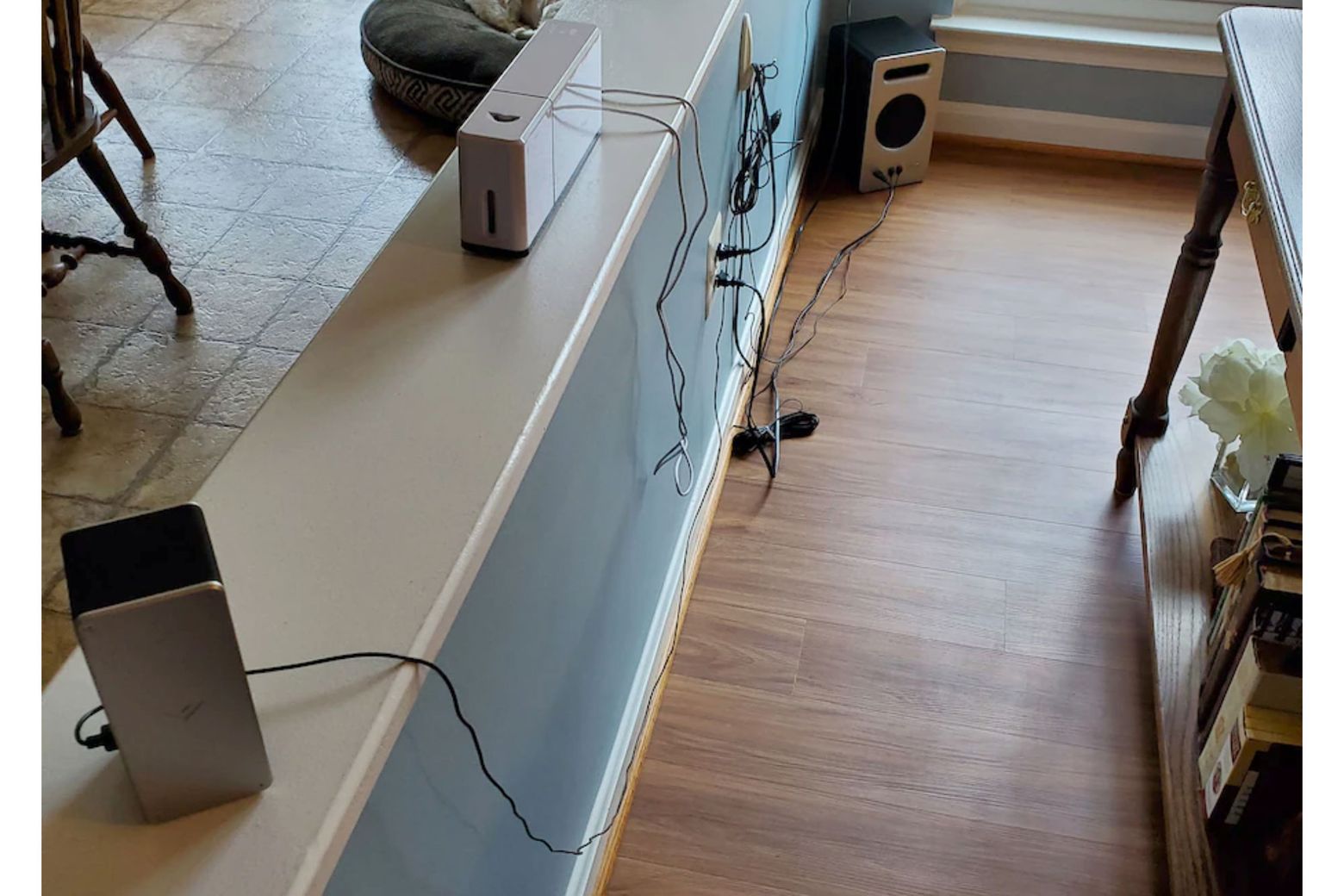 cable management - Use baseboard to conceal wires? - Home