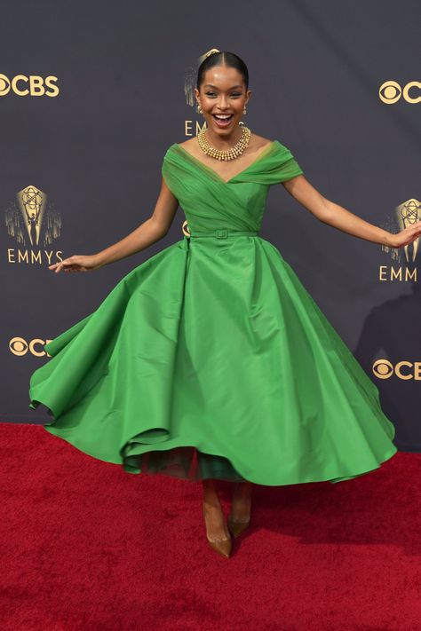 Sunday Best: Yara Shahidi Won At The Emmys With Her Turn (and Twirl) In 