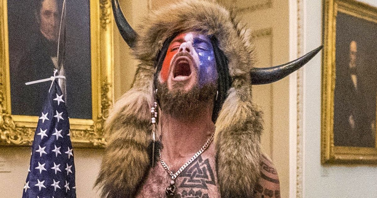 QAnon Shaman' Jacob Chansley, face of pro-Trump Capitol riot, pleads guilty  | The Seattle Times