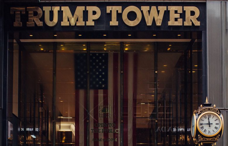 As several Trump Tower tenants have left or gone out of business, the former president’s PAC has continued paying more than $37,000 in monthly rent for space that appears lightly used. MUST CREDIT: photo for The Washington Post by Biz Herman.