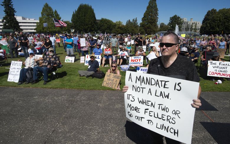 Union Announces Tentative Deal With Inslee Over Vaccine Mandate For Washington State Workers | The Seattle Times