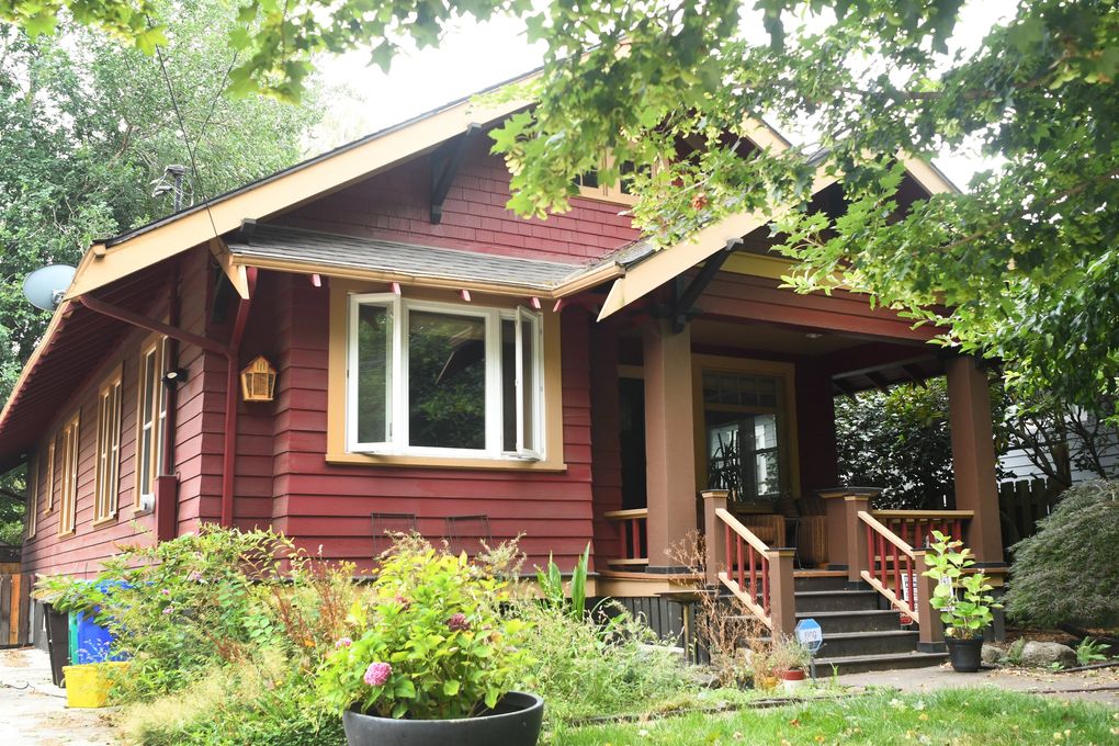 Cleary’s family rented this house; it’s the third of four homes they lived in in Portland. (JiaYing Grygiel / The Seattle Times)