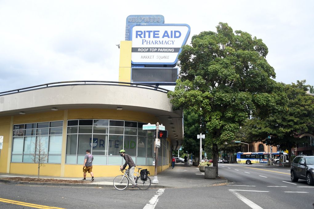 This Rite Aid is called Colossal Market in Cleary’s stories. (JiaYing Grygiel / The Seattle Times)