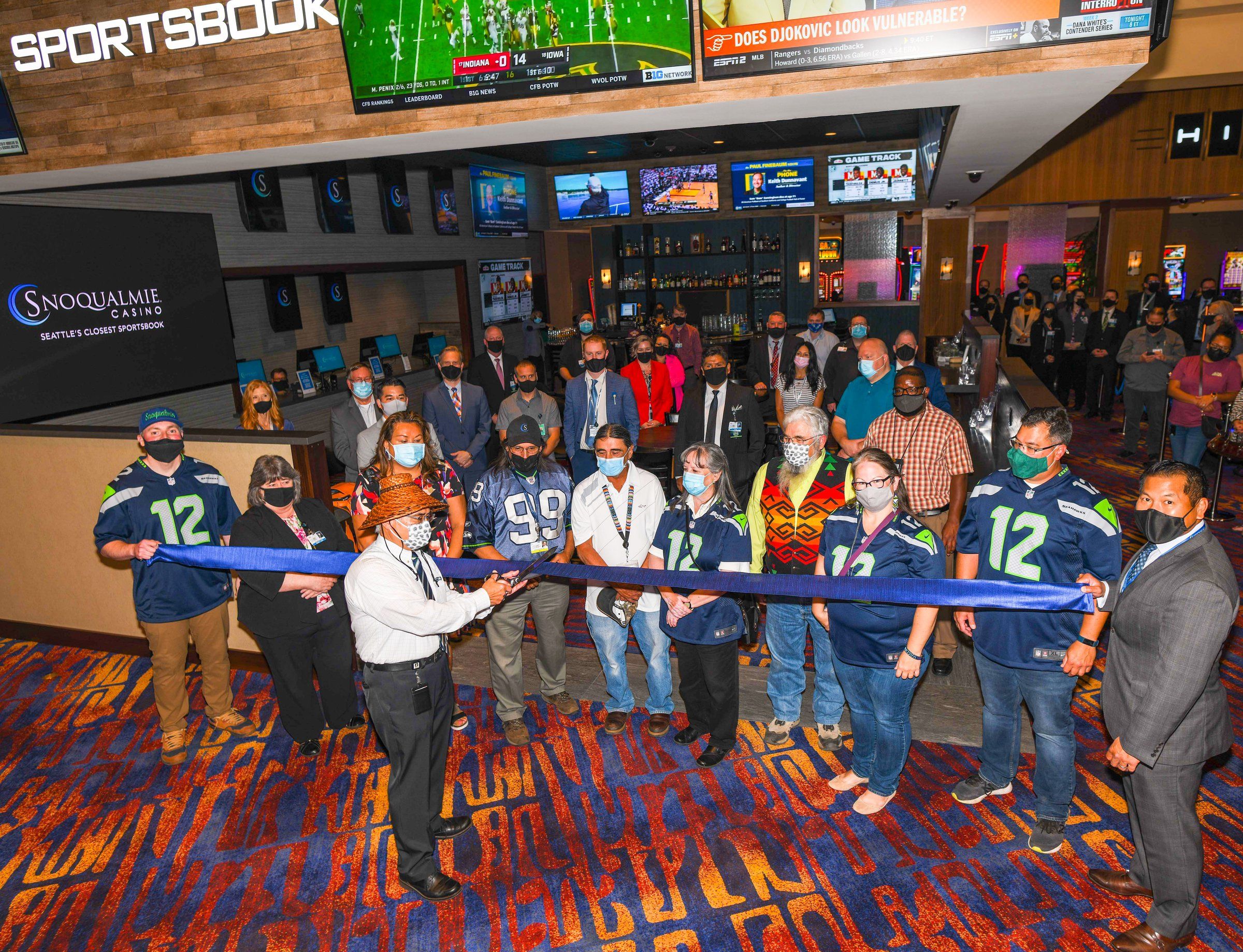 Washington's first sportsbook set to open at Snoqualmie Casino, in ...