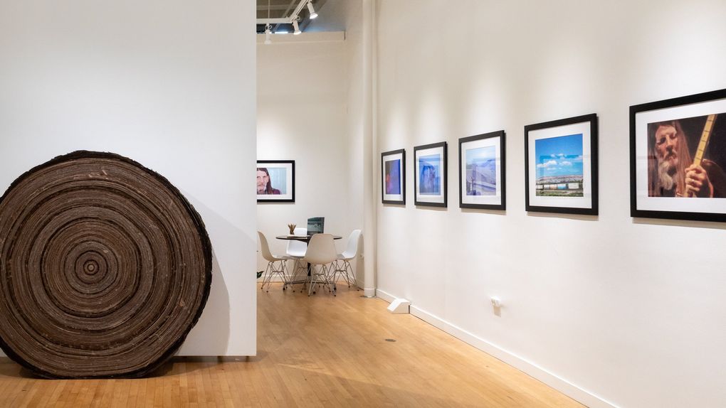 Installation view of Clyde Petersen’s new show, “Even Hell Has Its Heroes,” which opened Sept. 18 at J. Rinehart Gallery. (Courtesy of J. Rinehart Gallery)