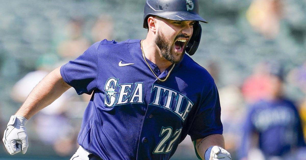 Mariners claw back from early deficit to sweep A’s and gain ground in ...