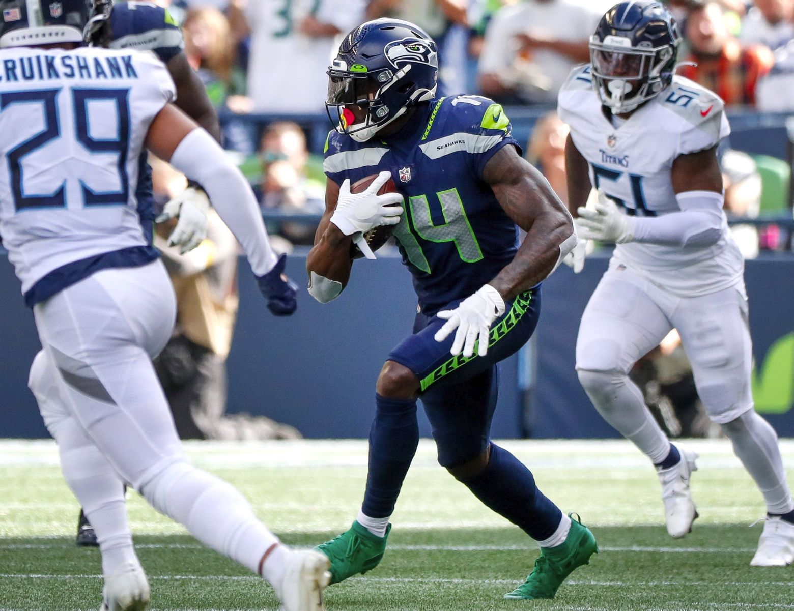 Seattle Seahawks - Think that DK Metcalf's speed rating should be higher?  