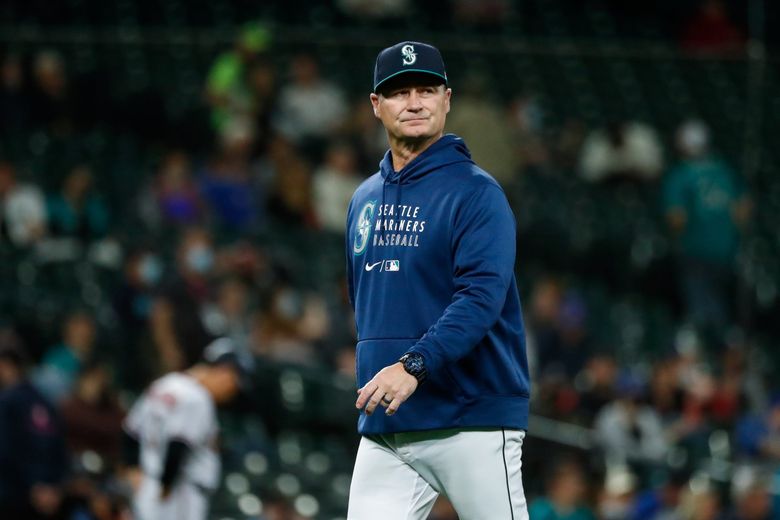 Seattle Mariners Manager Lou Piniella at Anaheim Stadium in