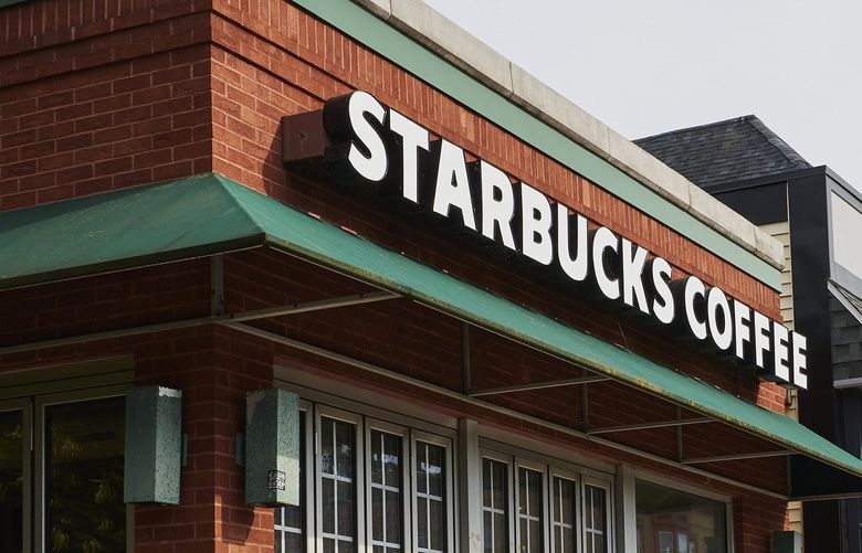 A Starbucks in Buffalo, N.Y., Aug 29, 2021. Starbucks workers in the Buffalo area on Monday, Aug. 30, 2021, said they had filed petitions asking the National Labor Relations Board to hold elections on union representation. (Mustafa Hussain/The New York Times)