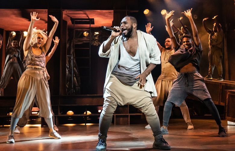 Erica A. Lewis and the company of the North American Tour of JESUS CHRIST SUPERSTAR.