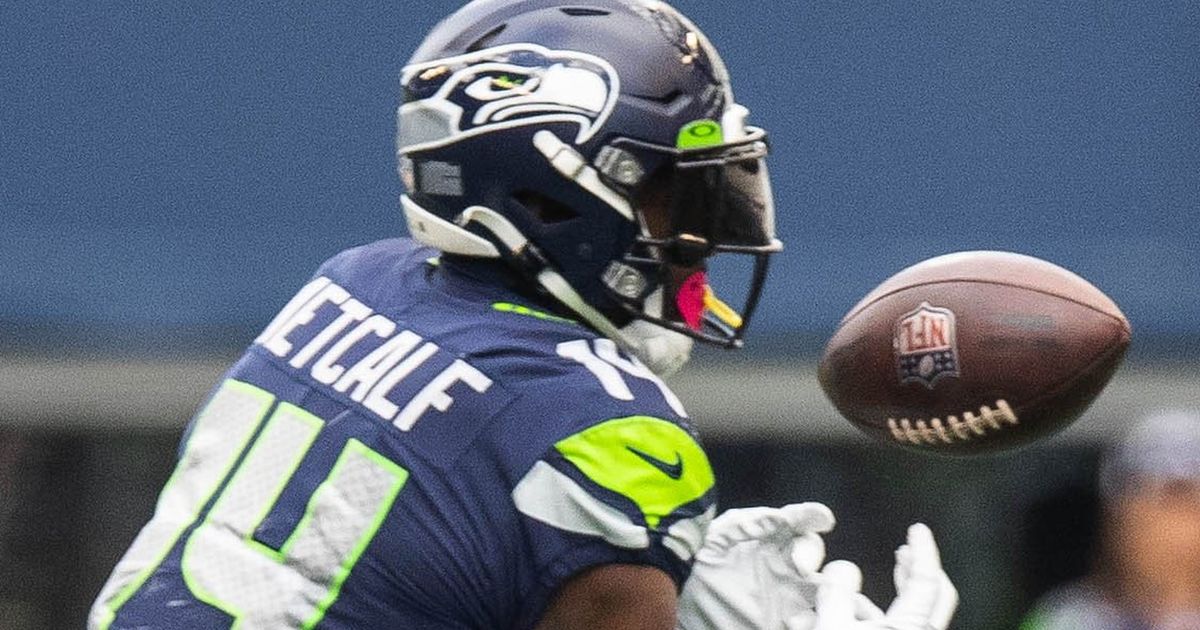 Seahawks upbeat over DK Metcalf despite receiver requiring knee