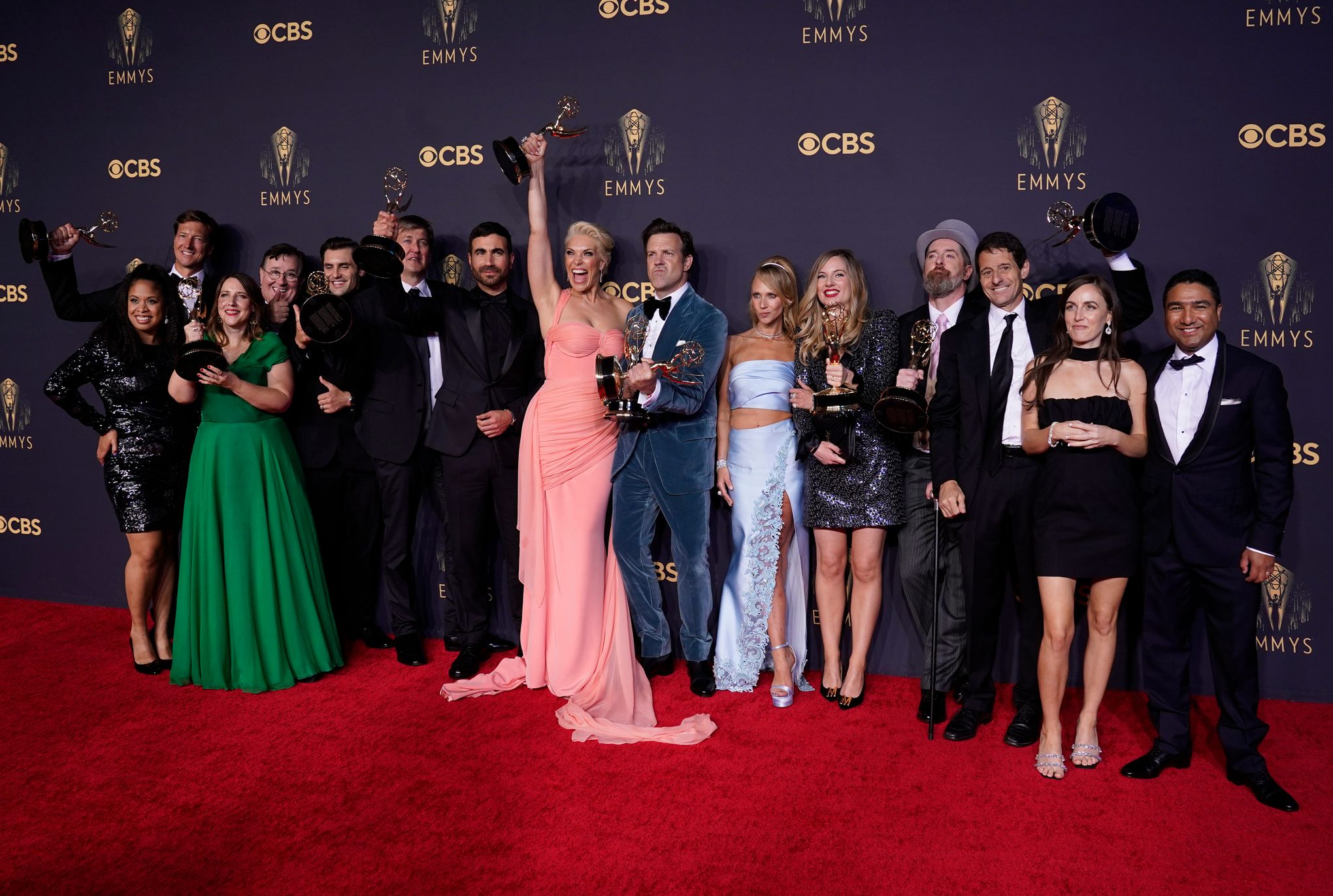 The Queen's Gambit cast and crew celebrate Emmy wins with game